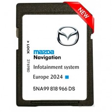 Mazda Connect© Navigációs SD kártya 2024 Európa + Navigációs szoftver 