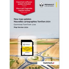 Renault Carminat TomTom© Európa Térkép SD kártya 2024